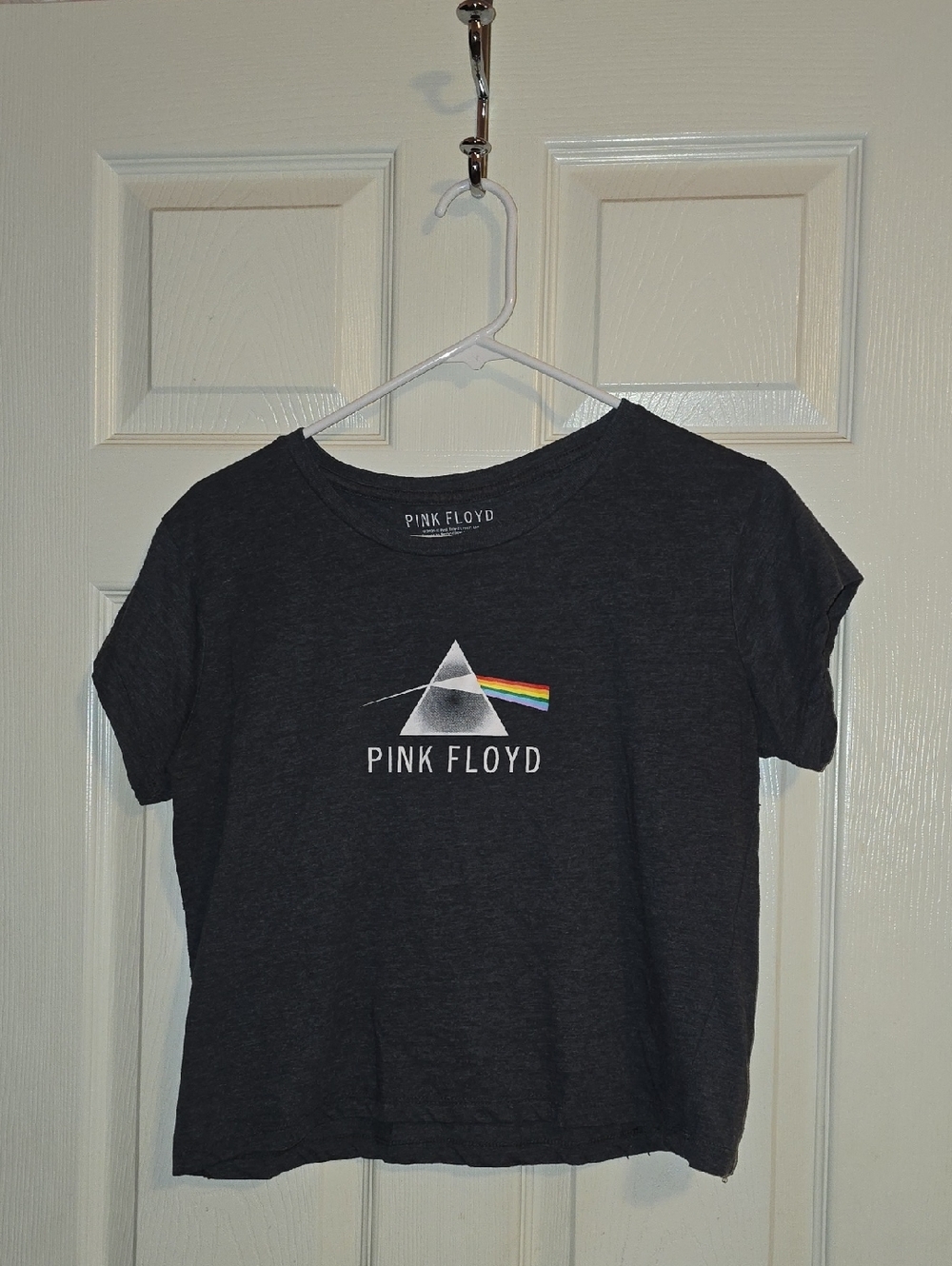 Pink Floyd Heather Charcoal Logo Tee